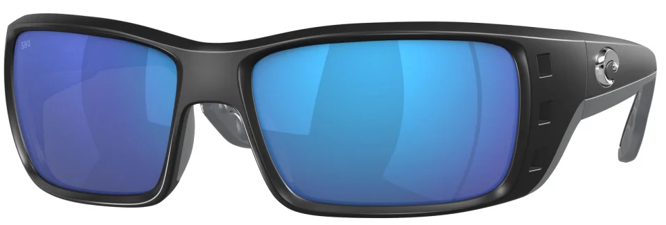 Costa Polarisationsbrille Permit Matte Black (Blue Mirror 580G)