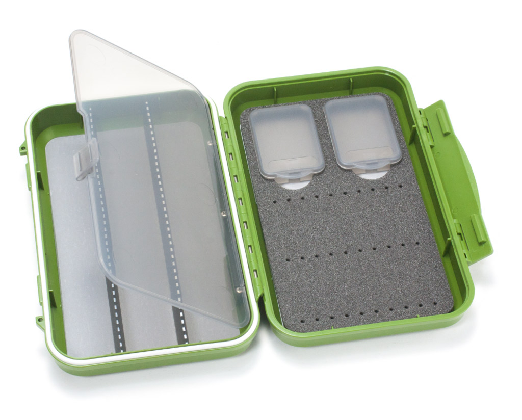 C-F_CF-2403V-waterproof-fly-box-olive C&F Design CF-2403V wasserdichte Fliegenbox für Tubenfliegen olive