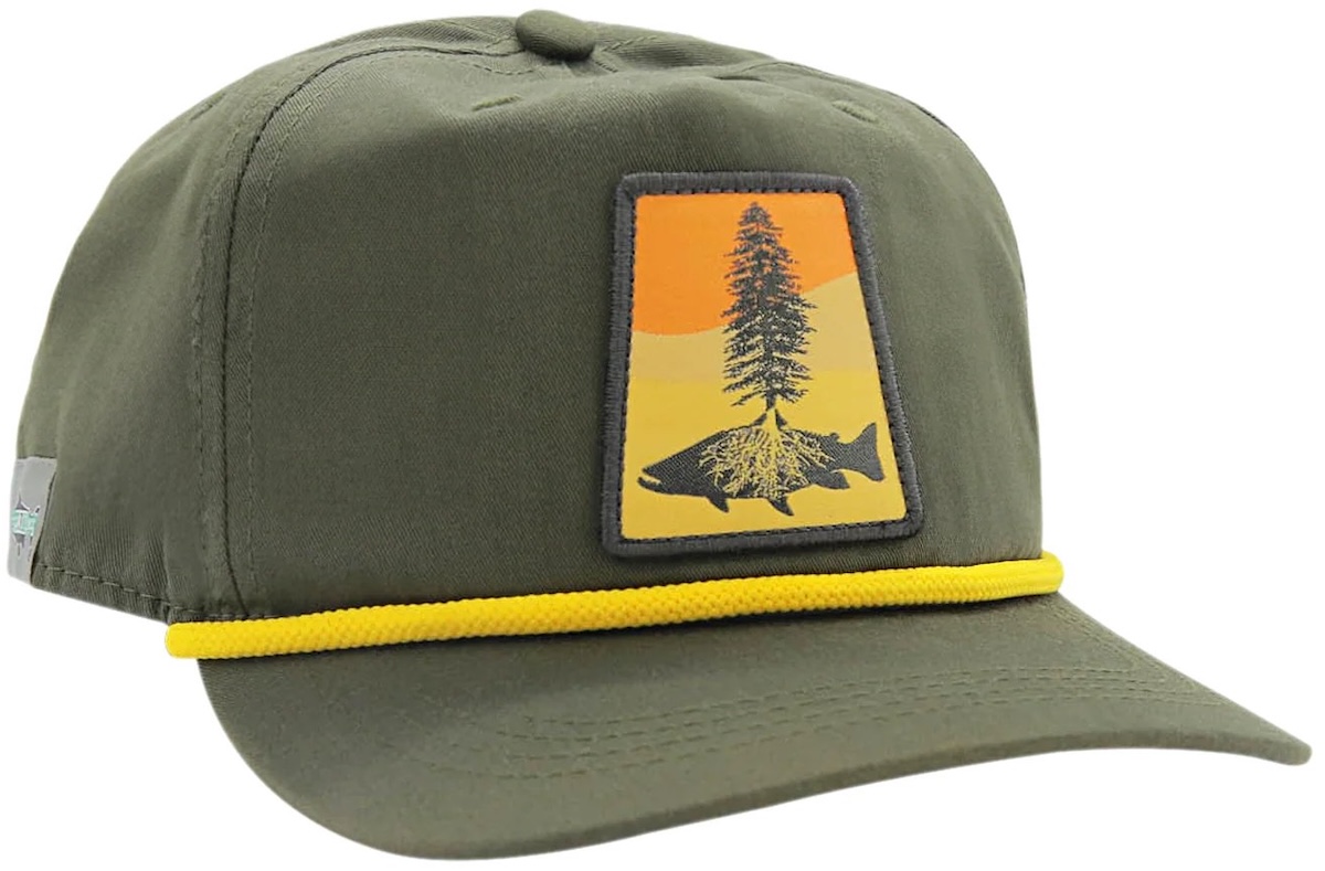RepYourWater Brimmed Hat Fly Fishing Roots Cap