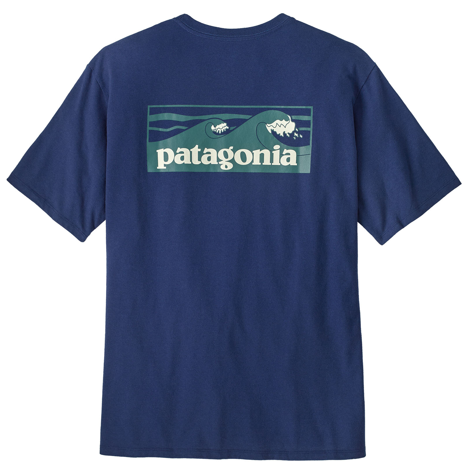 Patagonia Boardshort Logo Pocket Responsibili-Tee CLMB - Clement Blue