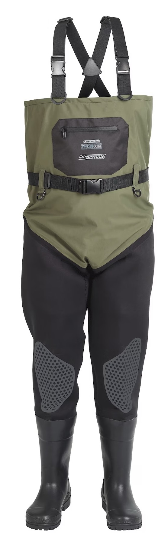 Garbolino Hydratek Hybrid Wathose 4,5 mm Neopren Oberteil atmungsaktiv Gummisohle