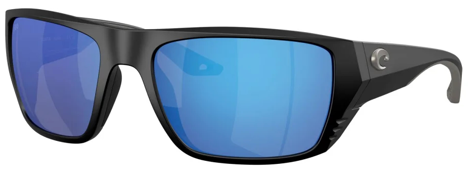 Costa Polarisationsbrille Finlet Matte Black (Blue Mirror 580G)