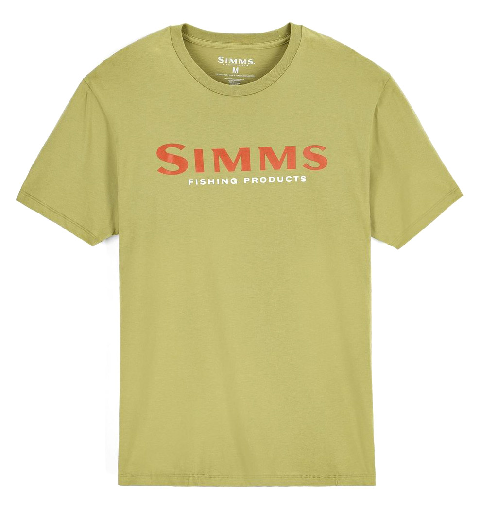 Simms Logo T-Shirt Tent Green