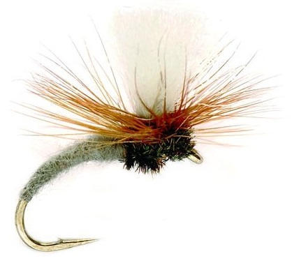 Fulling-Mill-Trockenfliege-Klinkhammer-Adams-Grey