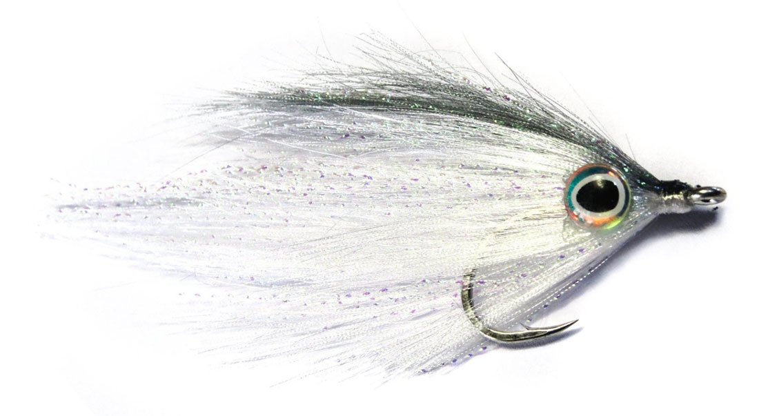 Fishient H2O Salzwasserfliege - Magnetic Minnow grey & white