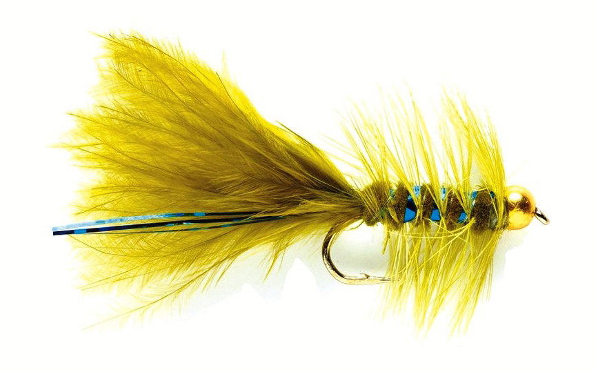 Fulling Mill Nymphe - G/Nug Blue Flash Damsel
