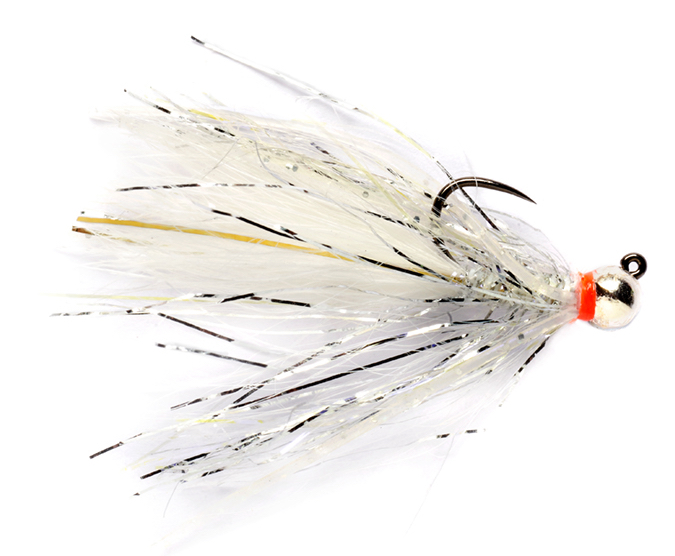 Fulling Mill Streamer - Daniel's UV Polar Jig White Barbless