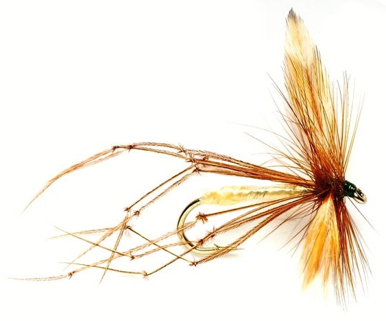 fulling_mill_daddy_longlegs_raffia Fulling Mill Trockenfliege - Daddy Longlegs Raffia