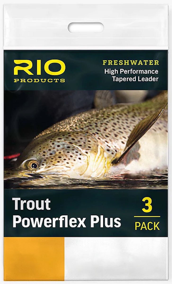 Rio Powerflex Plus 9 ft Tapered Leader 3 pc Pack Vorfach
