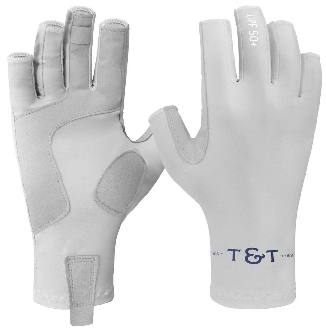 Thomas & Thomas Sun Gloves Cool Grey UPF50+ Sonnenschutz