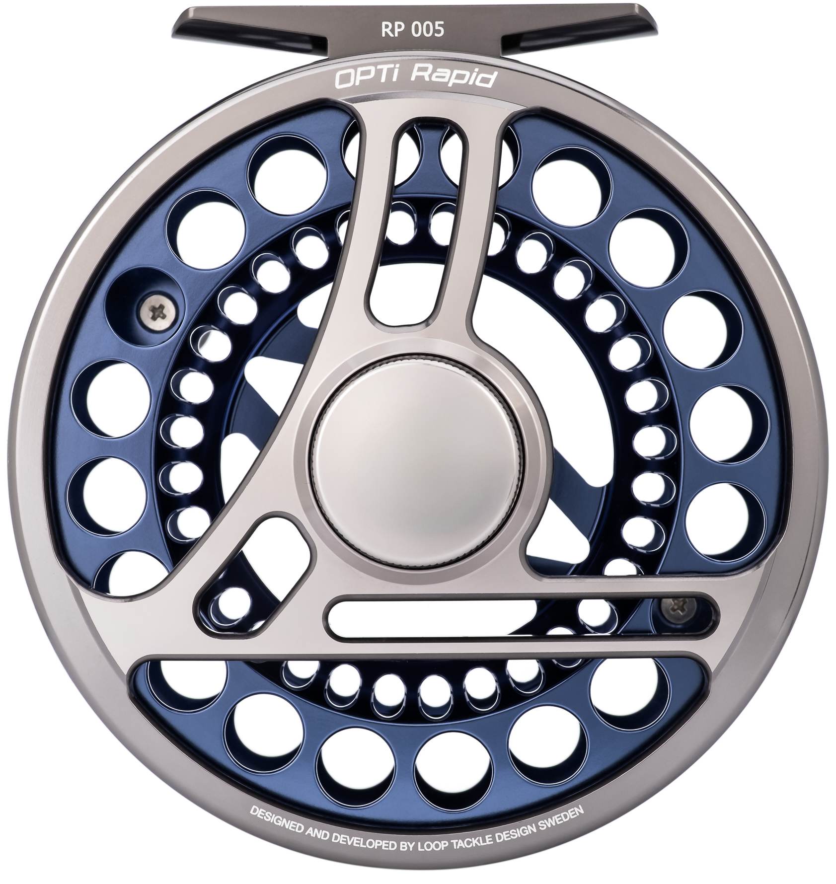 Loop Opti Rapid Fliegenrolle Arctic Blue