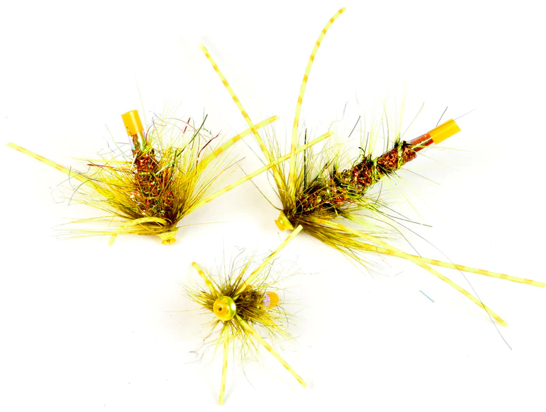 Frödin Flies Tubenfliege Loose Body Series - Nasty Banana Rubberlegs Tubenfliegen Set