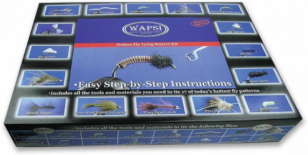Wapsi Deluxe Fly Tying Starter Kit Fliegenbinde-Set für Anfänger
