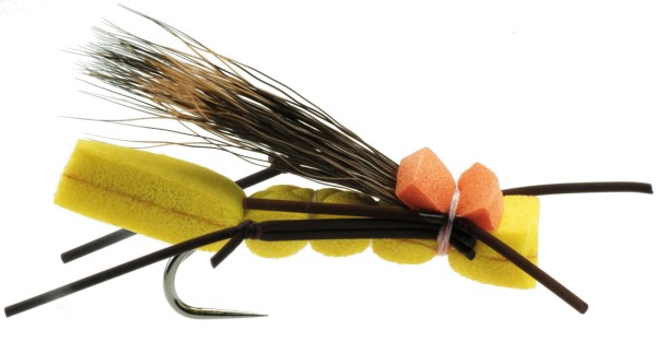 Soldarini Fly Tackle Trockenfliege - Yellow Hopper