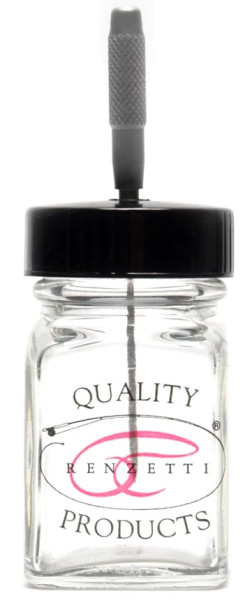 Renzetti Applicator Jar with Needle Bindelackflasche