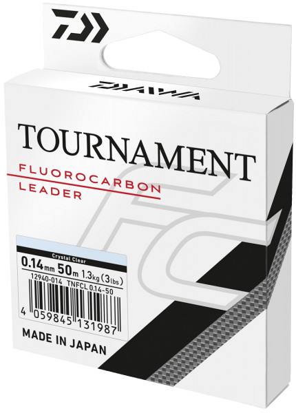 Daiwa Tournament Fluorocarbon Leader Tippet 50 m