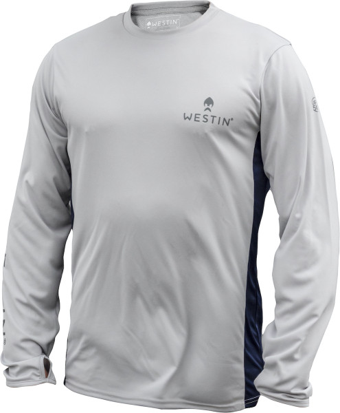 Westin UPF Long Sleeve Langarmhemd grey/navy blue