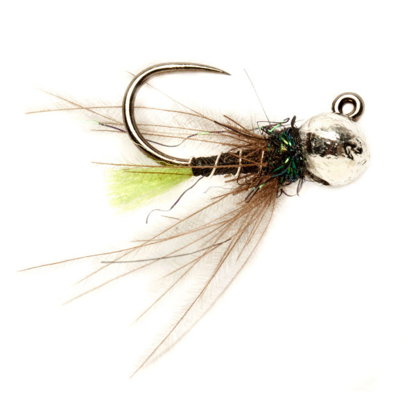 Fulling Mill Nymphe - Roza's Green Tag Jig Barbless
