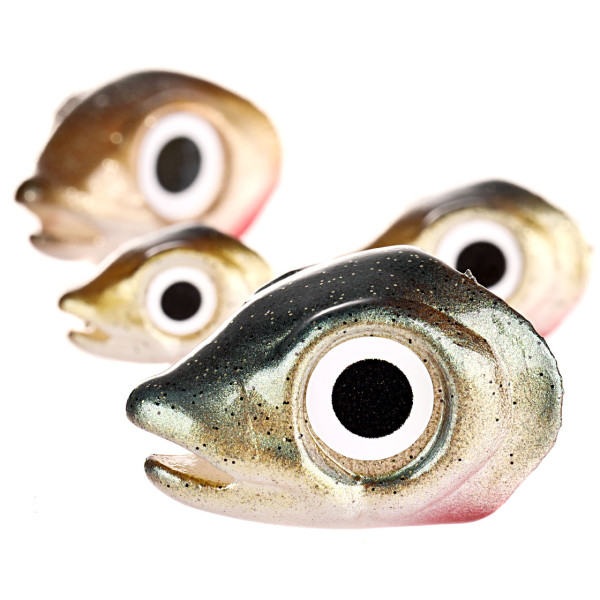 Wurm Fischkopf 3D Fishmask grün