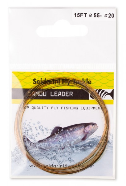 Soldarini Fly Tackle Camou Leader Nymphen-Vorfach 15 ft