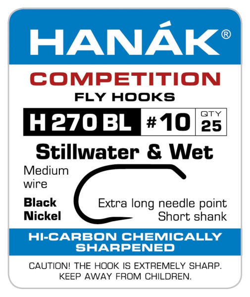 Hanak H 270 BL Stillwater & Wet Fly Haken