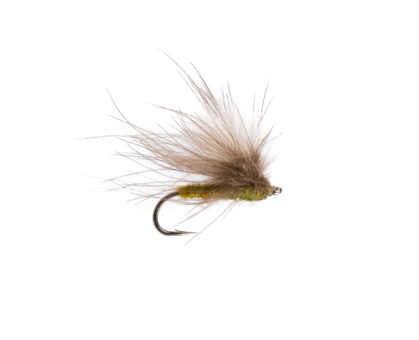 Trockenfliege " Klinki Olive Variant " 3er Set Trockenfliege " Klinki Olive Variant " 3er Set