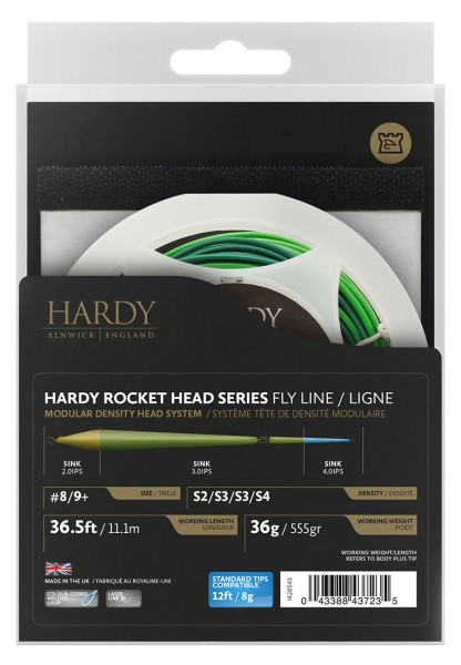 Hardy Rocket Head Series Scandi Schusskopf sink2/sink3/sink4