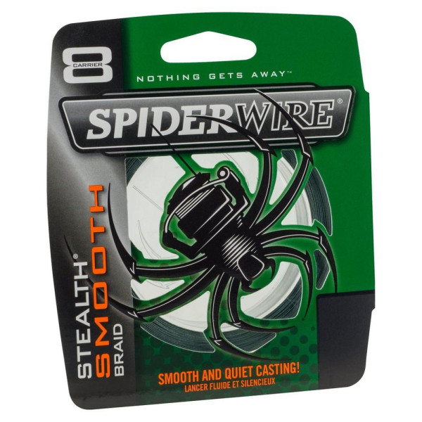 SpiderWire Stealth Smooth8 150 m hi-vis moss green 8- Fach geflochtene Schnur