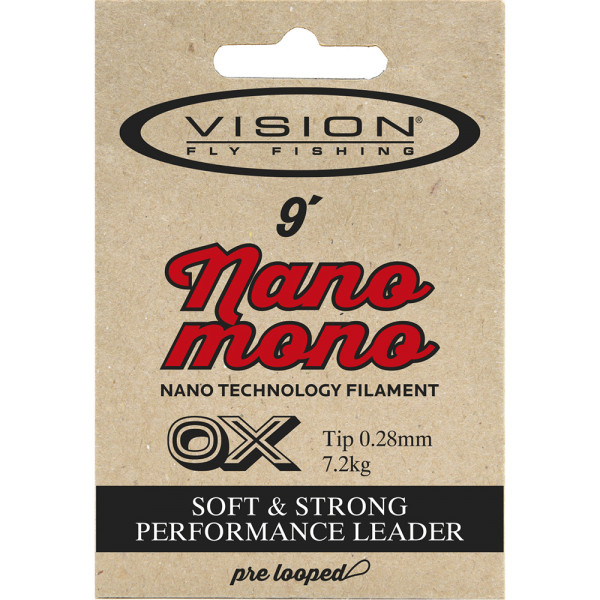 Vision Tapered Leader Nano Mono 9 ft