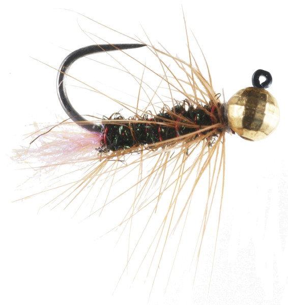 Soldarini Fly Tackle Nymphe - Black Spectra Nymph Pink Tail