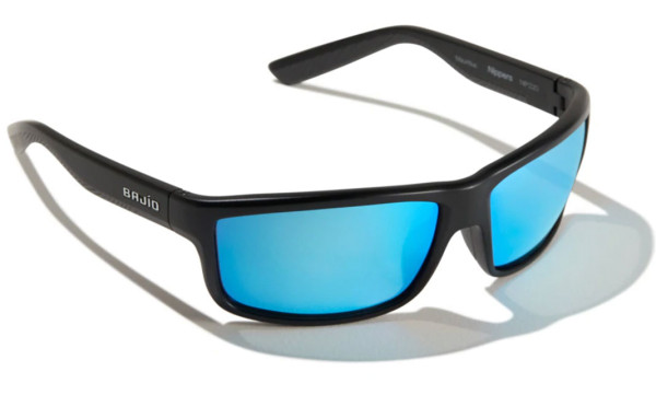 Bajio Polarisationsbrille Nippers - Black Matte (Blue Mirror PC)