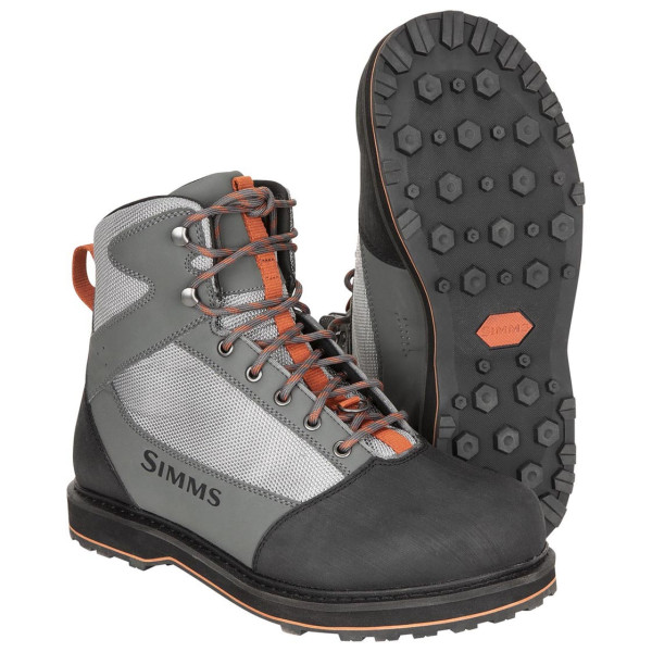 Simms Tributary Boot Watschuh mit Gummisohle striker grey