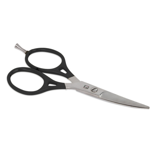 Loon Ergo Prime Curved Shears with Precision Peg Schere black