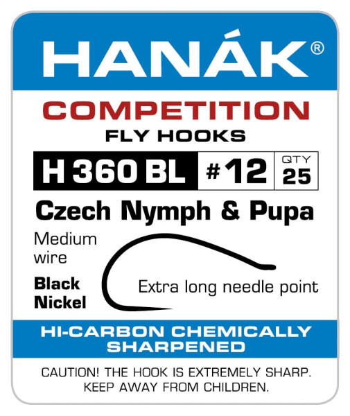Hanak H 360 BL Czech Nymph & Pupa Haken