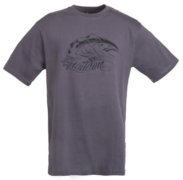 Guideline Angry Salmon ECO Tee T-Shirt charcoal
