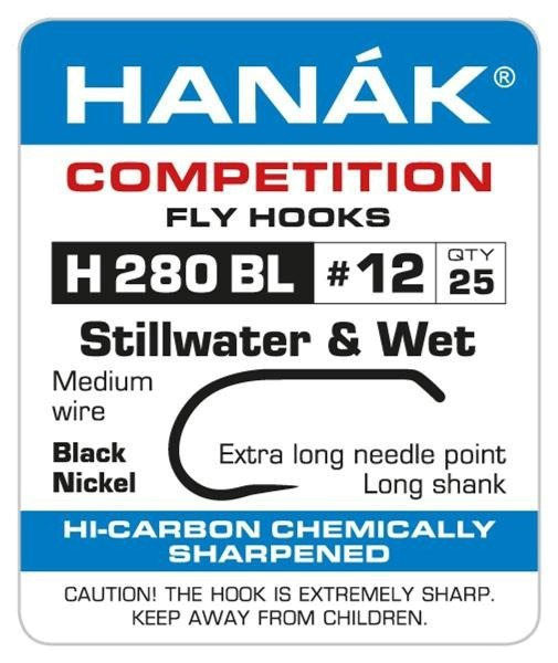 Hanak H 280 BL Stillwater & Wet Fly Haken