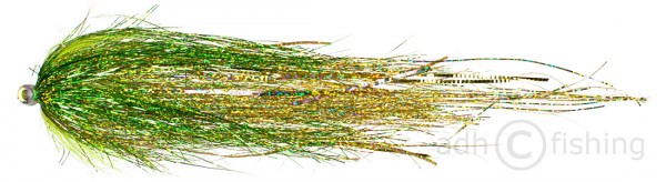 Bauer Pike Tube Hechttubenfliege Green Gold 1504