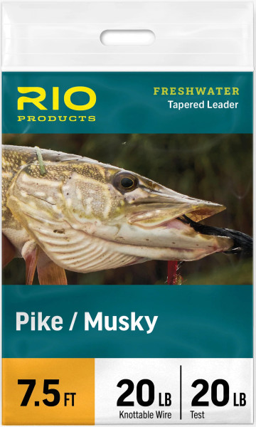 Rio Pike/Musky Leader Stahlvorfach 7,5 ft.