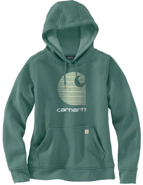 Carhartt W's Rain Defender Promo Sweatshirt Hoody slate green heather