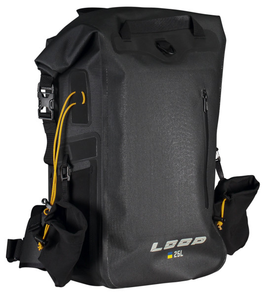 Loop Dry Backpack 25L Roll-Top Rucksack black