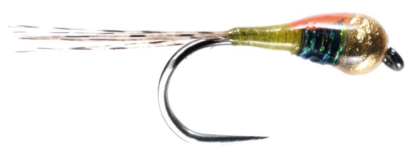 Soldarini Fly Tackle Nymphe - Competition Nymph Orange Peacock