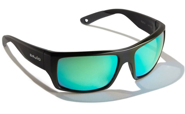 Bajio Polarisationsbrille Nato - Black Matte (Green Mirror Glass)
