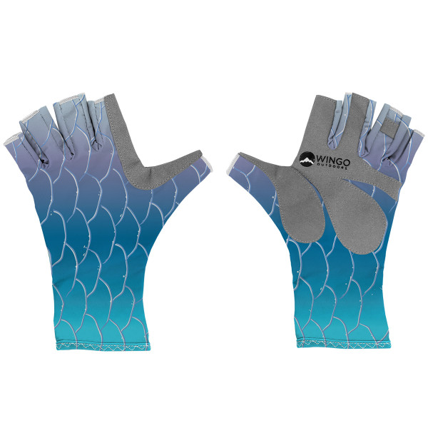 Wingo Fish Skin Sun Glove Handschuhe Tarpon v2.0