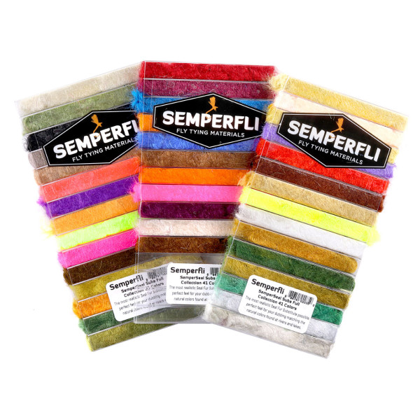 Semperfli SemperSeal Seehund Substitute Dubbing Full Collection 41 Colors