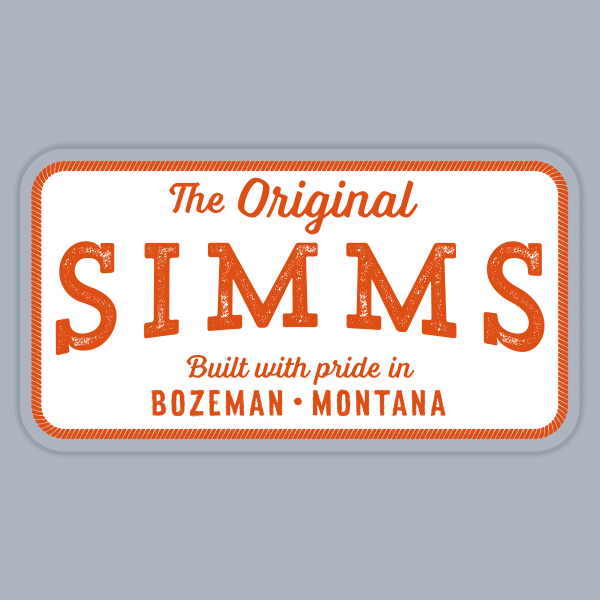 The Original Simms Sticker 10 cm