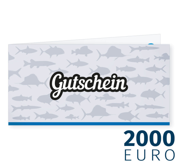 2000 Euro Warengutschein von adh-fishing