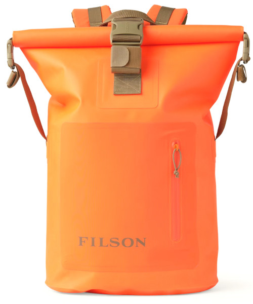 Filson Dry Backpack Rolltop 28L Rucksack flame