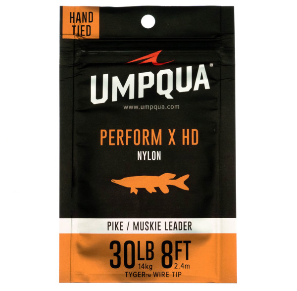 Umpqua Perform X Pike Leader w/Tyger Wire Tip 8ft 30lb