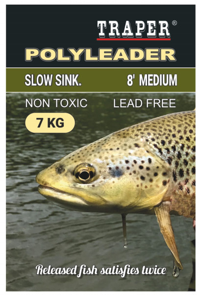 Traper Trout Polyleader 8 ft Non Toxic Lead Free