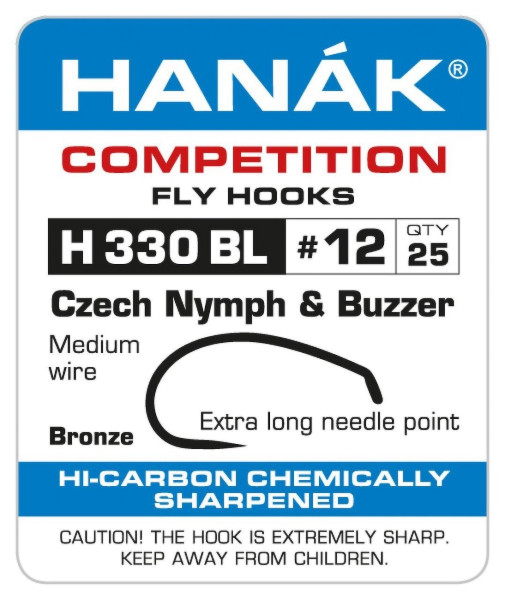 Hanak H 330 BL Czech Nymph & Buzzer Haken